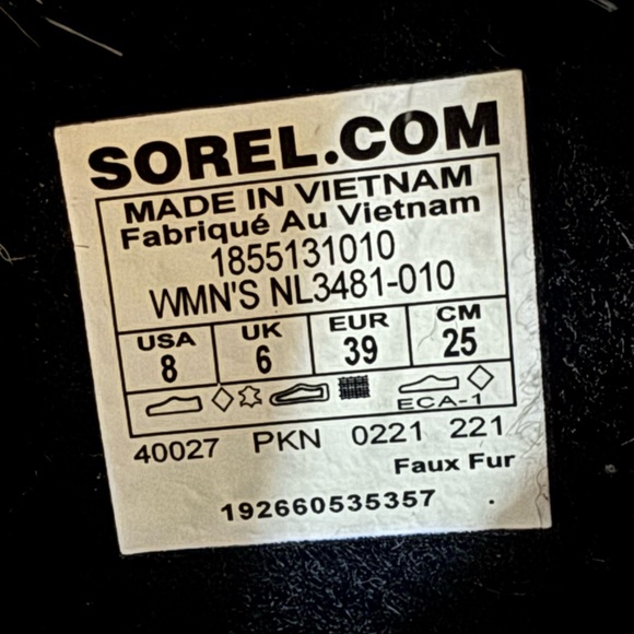 Sorel - Joan of Arctic Waterproof Boots. Good condition. Size 8 - Picture 4 of 4